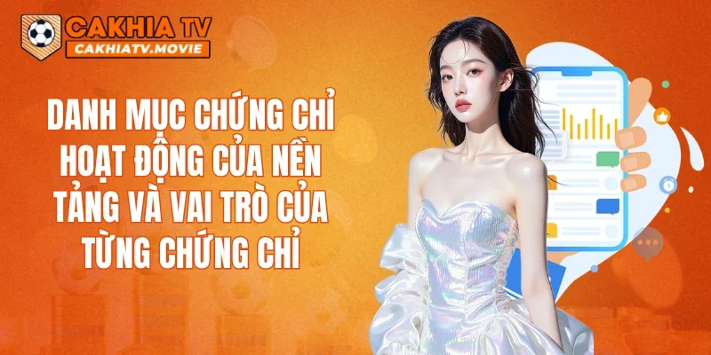 Danh mục chứng chỉ hoạt động của nền tảng và vai trò của từng chứng chỉ