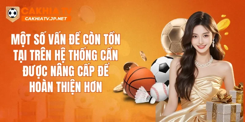 Một số vấn đề còn tồn tại trên hệ thống cần được nâng cấp để hoàn thiện hơn